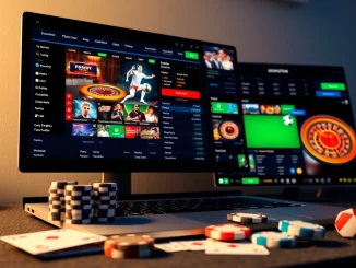 Engaging online gambling scene at okvipwin.live featuring live dealer games and sports betting.