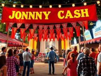 Exciting Johnny Cash birthday celebration at johnnycashbirthday.com with live music and festive decorations.