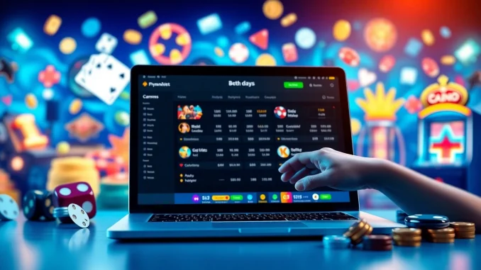 Interactive gaming portal at stimmgewitter.org showcasing online betting excitement.