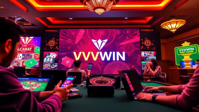 Engaging digital casino experience at vvvwin88.live showcasing online betting games.