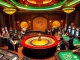 Excitement of gambling at s8 org with roulette, poker tables, and vibrant slot machines.
