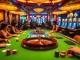Experience KONG 88 thrills with players enjoying chips and cards at a luxurious casino table.