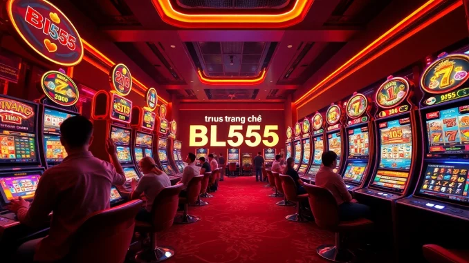 Engaging scene of players celebrating wins at trang chủ BL555 casino environment.